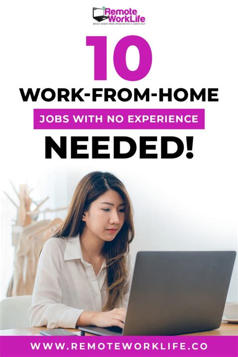 com, the worlds largest job site. . No experience work from home jobs